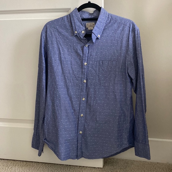 J. Crew Other - J Crew Casual Blue Button Down Collared Shirt